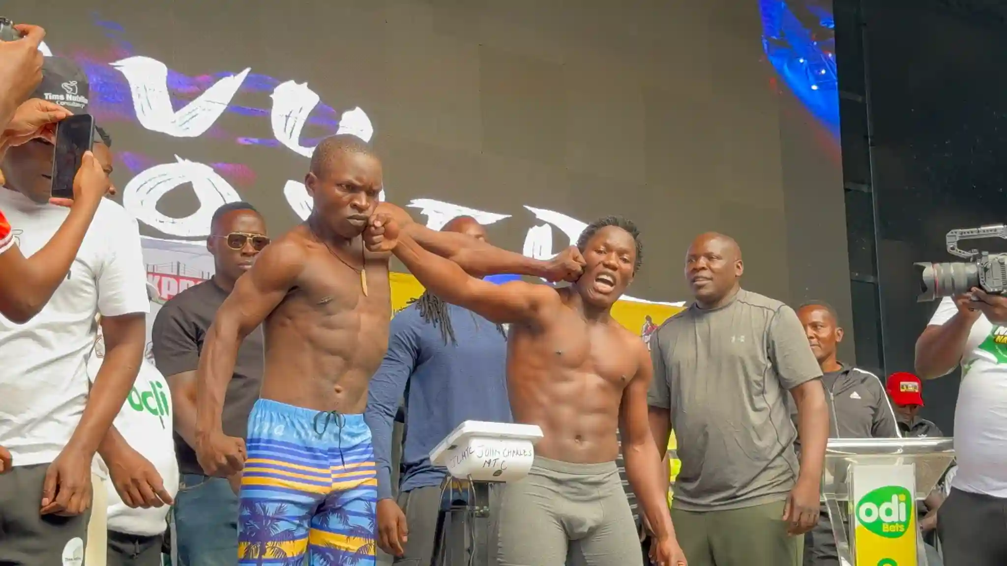 Majembe and Mbavu Destroyer weigh in as teh final fight awaits